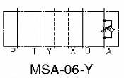 Throttle and Check Modular Valves MSW-06, MSA-06, MSB-06