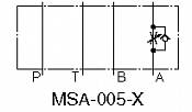 Throttle and Check Modular Valves MSW, MSA, MSB