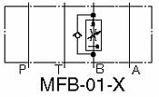 Pressure and Temperature Compensated Flow Control (and Check) Modular Valves MFP-01, MFA-01,MFB-01,MFW-01